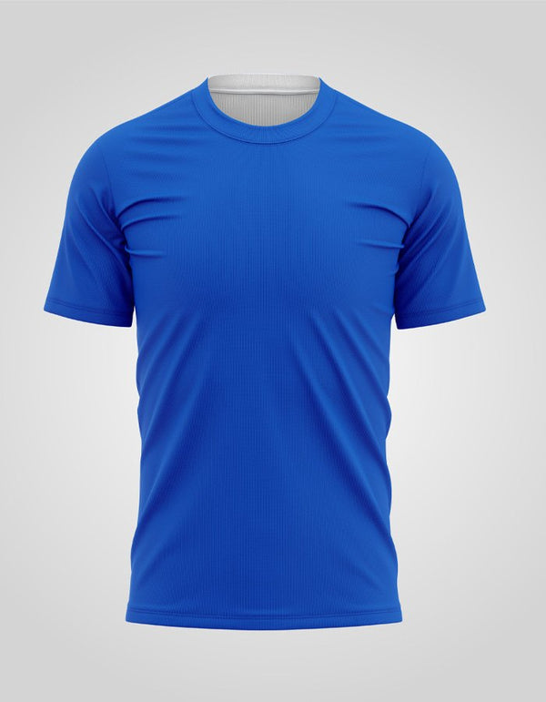Round Neck Blue