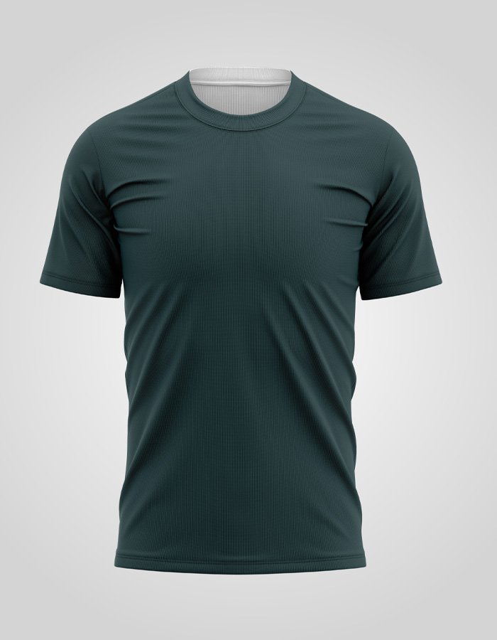 Round Neck Dark Green